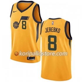 Utah Jazz Jonas Jerebko 8 Nike 2017-18 Harmaa Miesten Pelipaidat Swingman 